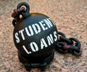 Student Debt Ball and Chain